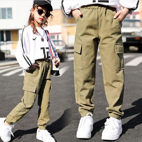 children girls boys hip hop dance clothes joggers trousers pants for kids cotton loose army green sports cargo pants new 2020 lj200813, Blue
children girls boys hip hop dance clothes joggers trousers pants for kids cotton loose army green sports cargo pants new 2020 lj200813, Blue