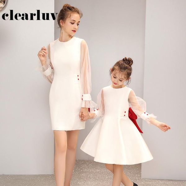 party dresses patchwork bow parent-child prom dress db167 o-neck elegant banquet long sleeve mother and daughter formal gowns 2021, White;black
party dresses patchwork bow parent-child prom dress db167 o-neck elegant banquet long sleeve mother and daughter formal gowns 2021, White;black