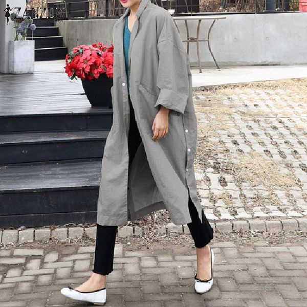 women's jackets casual lapel neck long sleeve zanzea 2021 autumn windbreaker stylish women thin coats office ladies outwear s-5xl, Black;brown
women's jackets casual lapel neck long sleeve zanzea 2021 autumn windbreaker stylish women thin coats office ladies outwear s-5xl, Black;brown