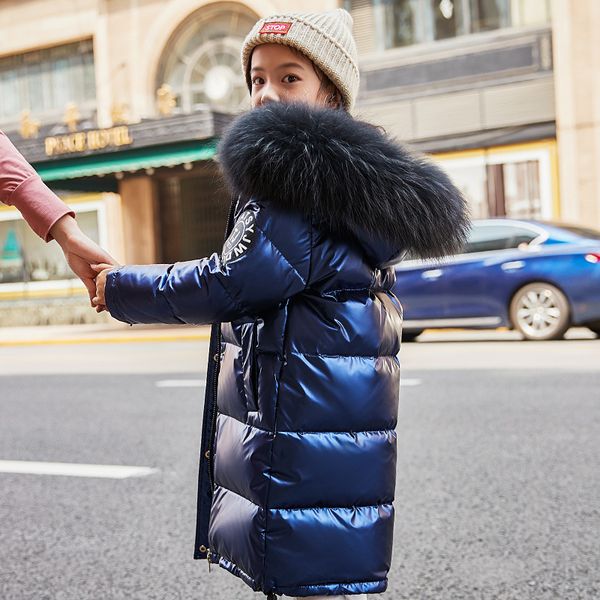 2020 fashion brand girl clothes warm down jacket children coat parka real fur kids teenager thickening outerwear cold winter -30 lj201125, Blue;gray
2020 fashion brand girl clothes warm down jacket children coat parka real fur kids teenager thickening outerwear cold winter -30 lj201125, Blue;gray