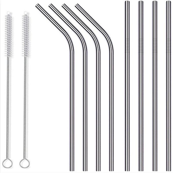 drinking reusable straight and bend metal straws extra long stainless steel straw cleaning brush for coffee juice tea
drinking reusable straight and bend metal straws extra long stainless steel straw cleaning brush for coffee juice tea