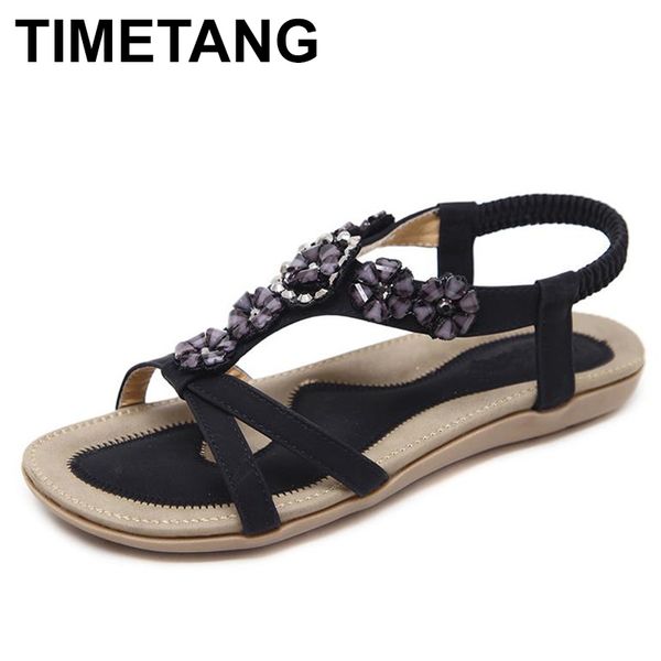 timetangcomfortable flat heel sandals women large size summer shoes woman bohemia flowers rhinestone beach ladies shoes, Black
timetangcomfortable flat heel sandals women large size summer shoes woman bohemia flowers rhinestone beach ladies shoes, Black