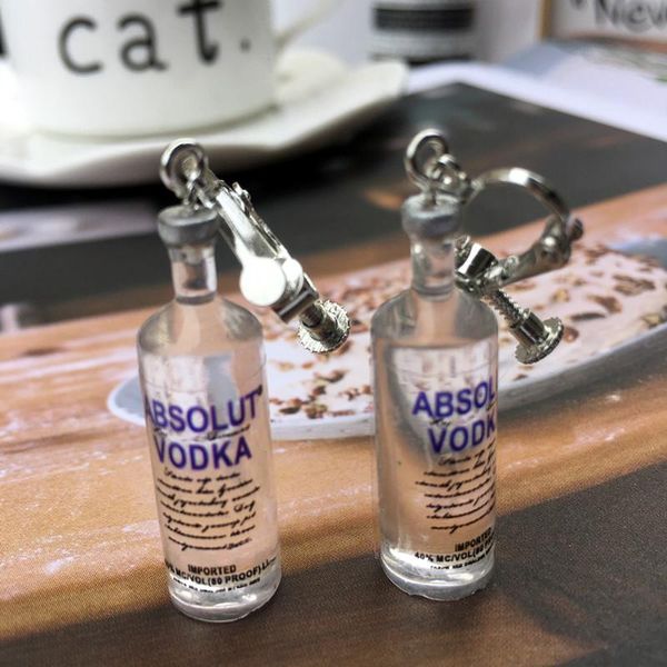 2020 ins handmade cool absolut vodka bottle drop earrings for women interesting beverage bottles dangle earring fashion jewelry, Silver
2020 ins handmade cool absolut vodka bottle drop earrings for women interesting beverage bottles dangle earring fashion jewelry, Silver