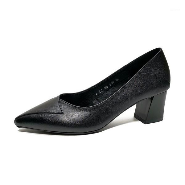 fashion women high heels 2020 new genuine leather shoes women shallow thick with 5cm workplace shoes black pointed pumps1
fashion women high heels 2020 new genuine leather shoes women shallow thick with 5cm workplace shoes black pointed pumps1