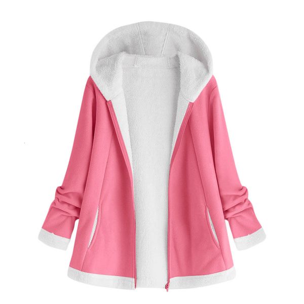 women jacket fashion winter pocket zipper long sleeve plush hoodie coat women's blouse #yb40, Black;brown
women jacket fashion winter pocket zipper long sleeve plush hoodie coat women's blouse #yb40, Black;brown