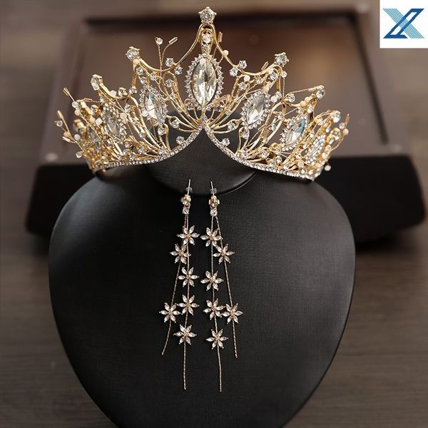 m2020 crown wedding new dress bride headdress atmosphere luxury accessories three sets of net red k, Silver
m2020 crown wedding new dress bride headdress atmosphere luxury accessories three sets of net red k, Silver