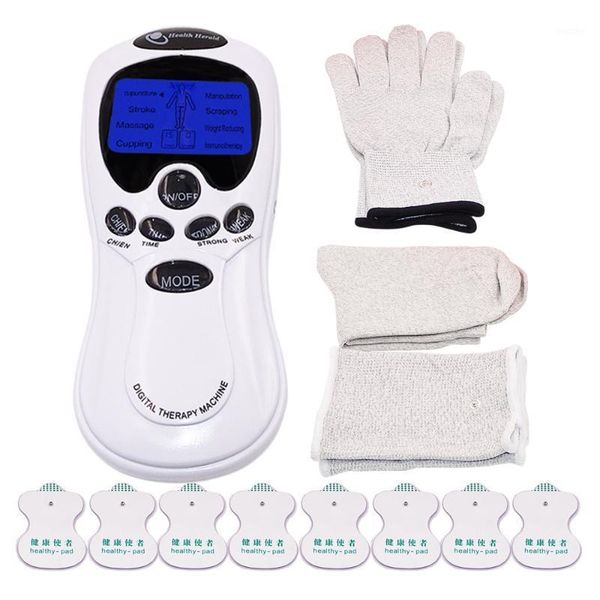 electric tens massager body acupuncture massager muscle stimulator digital therapy machine 8 electrode pads massage socks gloves1
electric tens massager body acupuncture massager muscle stimulator digital therapy machine 8 electrode pads massage socks gloves1