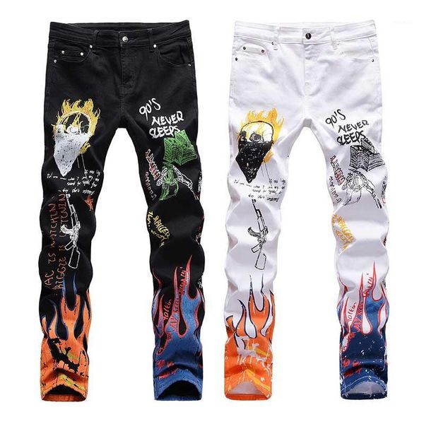 kiovno high street men 3d printed jeans pants skull graffiti slim denim trousers for male black white1, Blue
kiovno high street men 3d printed jeans pants skull graffiti slim denim trousers for male black white1, Blue