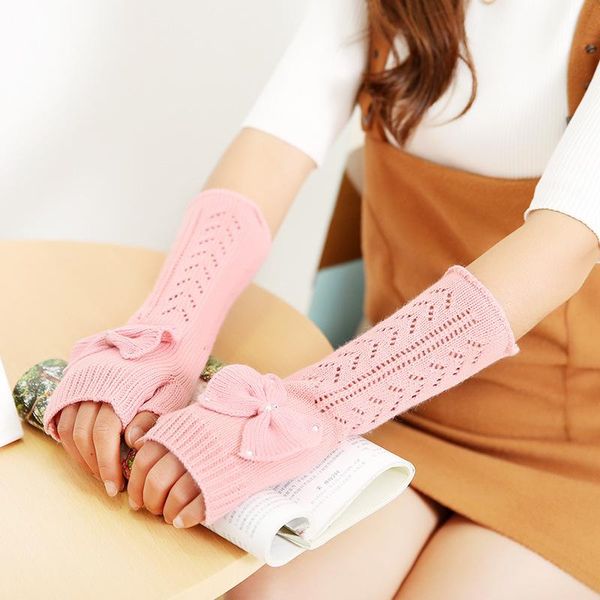 five fingers gloves lovely women knit fingerless lolita glove 2021 fashion lady cute hollow out bow crystal hipster mittens autumn basic, Blue;gray
five fingers gloves lovely women knit fingerless lolita glove 2021 fashion lady cute hollow out bow crystal hipster mittens autumn basic, Blue;gray