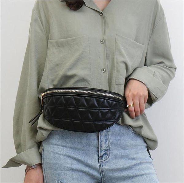 2020 fashion embroidery thread ladies waist bag black pu leather adjustable simple cross-body chest bag female casual belt1
2020 fashion embroidery thread ladies waist bag black pu leather adjustable simple cross-body chest bag female casual belt1