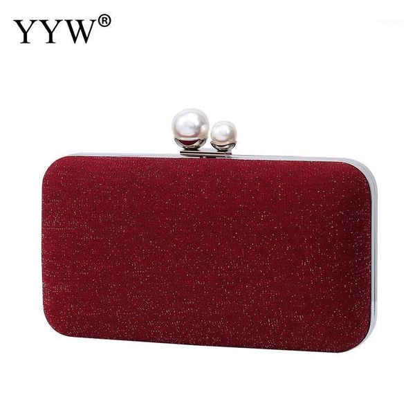 2020 new fashion women evening bags clutch black red handbags with chain female messenger shoulder bags new arrival evening bag1