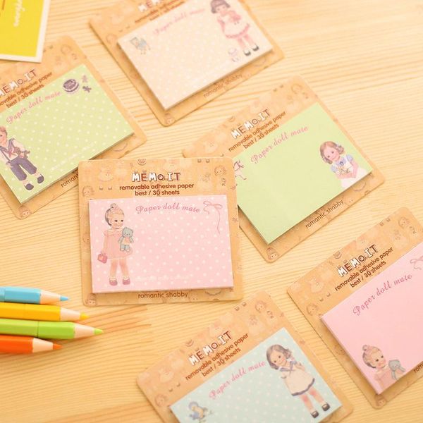 10 шт лот сообщение sticky notes бумага baby doll memo pad самоклеющиеся наклейки симпатичные инструменты канцтовары школьные принадлежности
10 шт лот сообщение sticky notes бумага baby doll memo pad самоклеющиеся наклейки симпатичные инструменты канцтовары школьные принадлежности