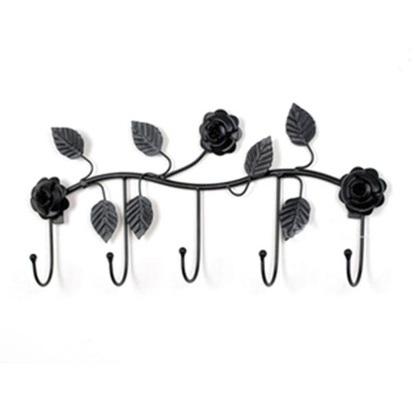 iron hook rack with 5 hooks bathroom over the door hanger for towel coat clothes hat bag rose shaped hanging iron rail (bronze)
iron hook rack with 5 hooks bathroom over the door hanger for towel coat clothes hat bag rose shaped hanging iron rail (bronze)