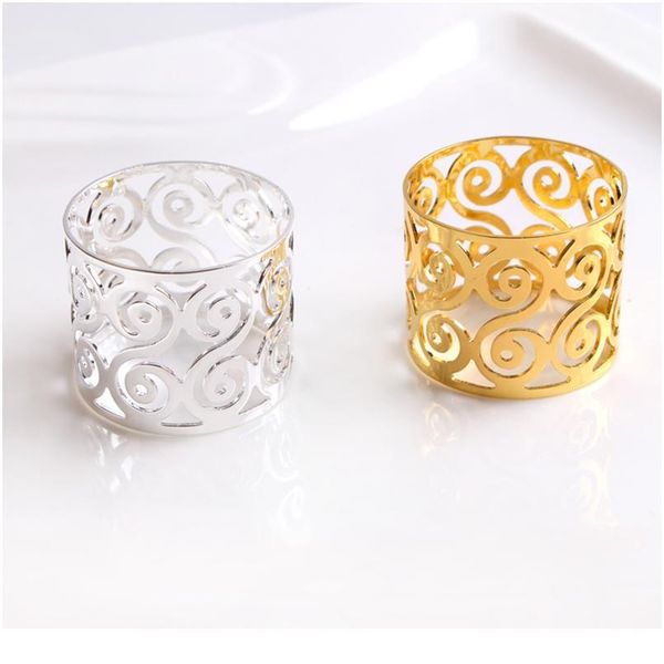 50/100pcs smooth metal napkin rings silver gold hollow carving flower napkin buckle wedding party banquet dinner ho jlljxh
50/100pcs smooth metal napkin rings silver gold hollow carving flower napkin buckle wedding party banquet dinner ho jlljxh