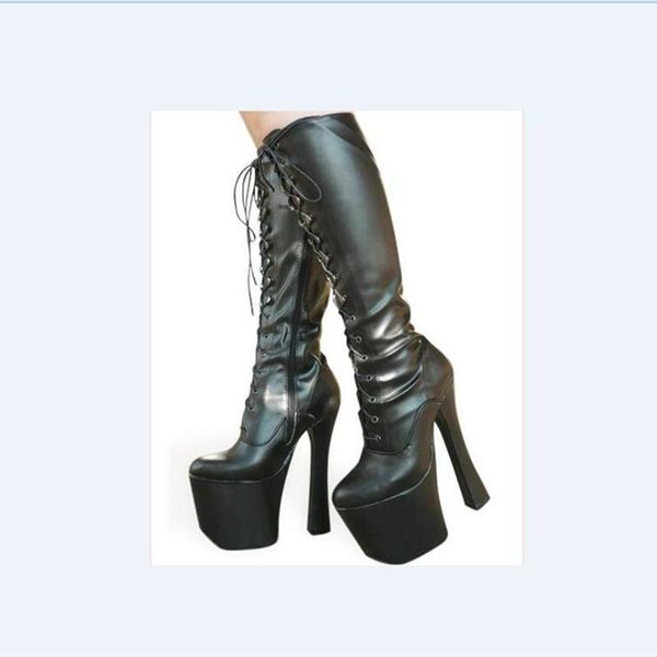 boots women's .87in high height party chunky heel platform knee-high us size 5-13 no.20011, Black
boots women's .87in high height party chunky heel platform knee-high us size 5-13 no.20011, Black