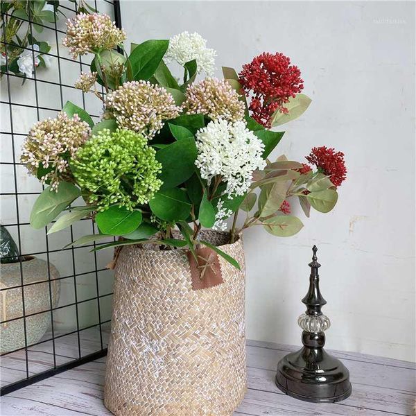 berry fruit branch with leaves for home garden decor plastic artificial flowers white/red flores flower arrangement supplies1
berry fruit branch with leaves for home garden decor plastic artificial flowers white/red flores flower arrangement supplies1
