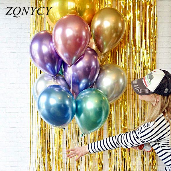 5pcs metallic wedding ballons happy birthday balloon latex metal chrome balloons air balon helium baloon unicorn party
5pcs metallic wedding ballons happy birthday balloon latex metal chrome balloons air balon helium baloon unicorn party