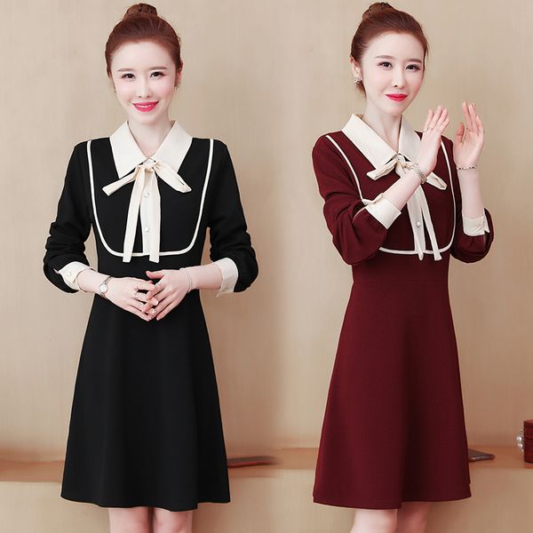 feminine red black plus size -5xl dressed in fat 100kg woman wear 2021-spring long vintage sleeve casual dress xuc0, Black;gray
feminine red black plus size -5xl dressed in fat 100kg woman wear 2021-spring long vintage sleeve casual dress xuc0, Black;gray