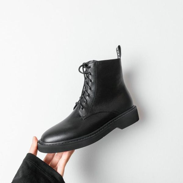 new style genuine leather martin boots women's boots autumn and winter female women's shoes1, Black
new style genuine leather martin boots women's boots autumn and winter female women's shoes1, Black