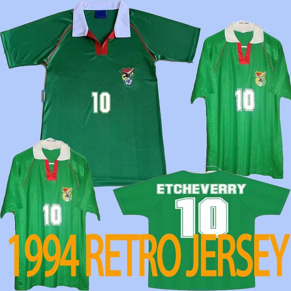 1994 national team retro bolivia soccer jerseys classic 10 etcheverry 94 manches courtes cru vintage football kit, Black;yellow
1994 national team retro bolivia soccer jerseys classic 10 etcheverry 94 manches courtes cru vintage football kit, Black;yellow