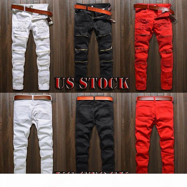 men skinny jeans stretch slim fit denim pants trousers casual male distressed zipper hip hop pencil pants, Blue
men skinny jeans stretch slim fit denim pants trousers casual male distressed zipper hip hop pencil pants, Blue