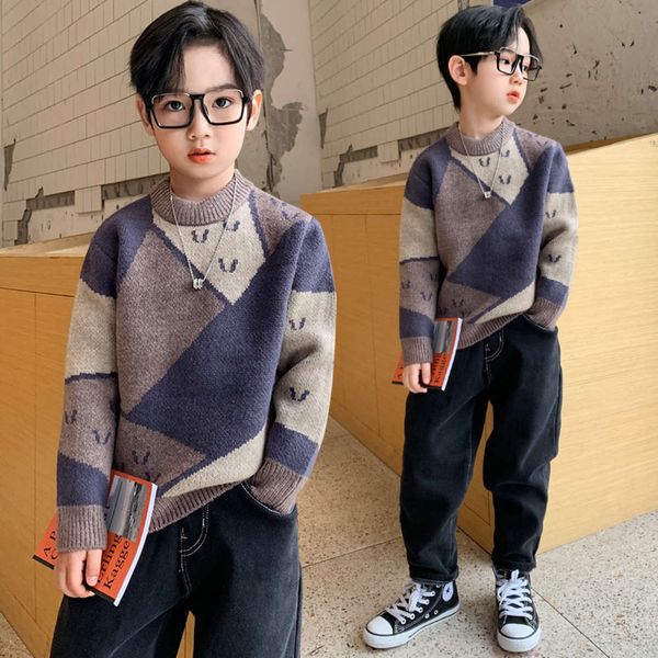 korean boys' winter t-neck sweater 2020 new fashion medium and large children's trendy long sve shirt, Blue
korean boys' winter t-neck sweater 2020 new fashion medium and large children's trendy long sve shirt, Blue