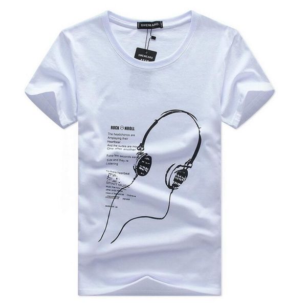 swenearo casual brand summer long line headset print men's t-shirts fashion o-collar short-sleeved high cotton tees male
swenearo casual brand summer long line headset print men's t-shirts fashion o-collar short-sleeved high cotton tees male