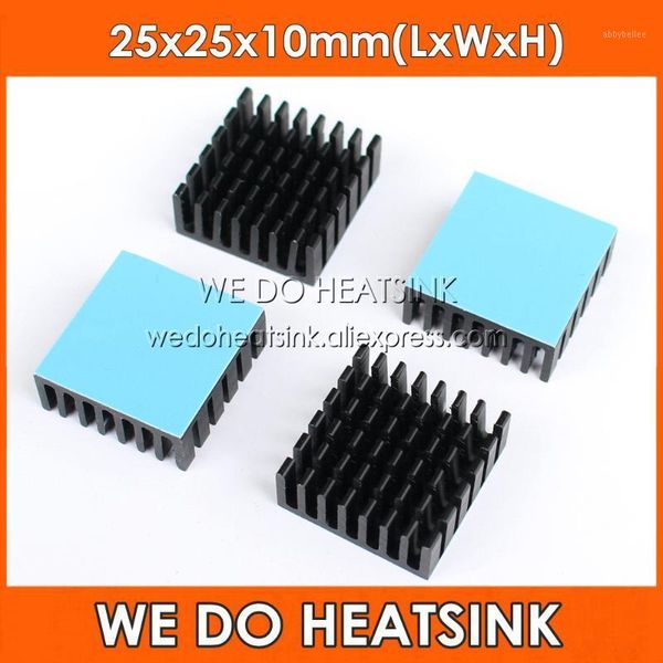 fans & coolings we do heatsink black anodized 25x25x10mm cooler with thermal pad, for ic packages,bga,pga,qfp,lcc1
fans & coolings we do heatsink black anodized 25x25x10mm cooler with thermal pad, for ic packages,bga,pga,qfp,lcc1