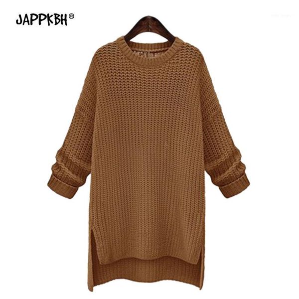 jappkbh long autumn winter sweater women 2019 solid o neck warm oversized sweater casual elegant pullover loose knitted sweaters1, White;black
jappkbh long autumn winter sweater women 2019 solid o neck warm oversized sweater casual elegant pullover loose knitted sweaters1, White;black