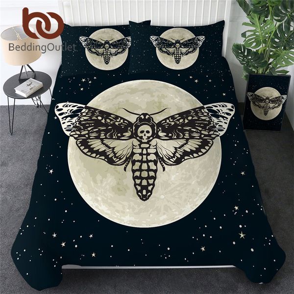 beddingoutlet death moth bedding set gothic skull duvet cover set butterfly bedclothes 3-piece moon stars double home textiles 1012
beddingoutlet death moth bedding set gothic skull duvet cover set butterfly bedclothes 3-piece moon stars double home textiles 1012