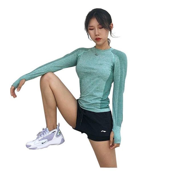 yoga clothing long-sleeved sportswear autumn winter loose fitness women quick-drying running training gym t-shirt solid color, White;red
yoga clothing long-sleeved sportswear autumn winter loose fitness women quick-drying running training gym t-shirt solid color, White;red