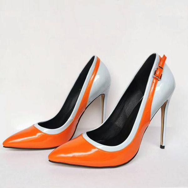 shofoo shoes,fashionable women's shoes , color blocked patent leather, about 11cm high-heeled women's shoes, size:34-45, Black
shofoo shoes,fashionable women's shoes , color blocked patent leather, about 11cm high-heeled women's shoes, size:34-45, Black