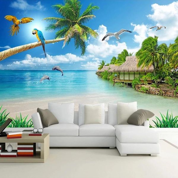 custom 3d p wallpaper blue sky white clouds sandy beach seascape large mural fresco living room bedroom wall decor painting
custom 3d p wallpaper blue sky white clouds sandy beach seascape large mural fresco living room bedroom wall decor painting