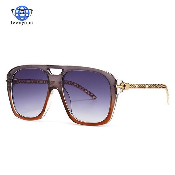 teenyoun designer women sunglasses for women men big frame chain sun glasses uv400 colorful eyewear oculos shades, White;black
teenyoun designer women sunglasses for women men big frame chain sun glasses uv400 colorful eyewear oculos shades, White;black