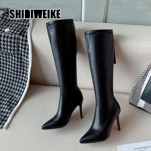 boots european and american style pu booties pointed toe super high heel riding fine heels simple women va0871, Black
boots european and american style pu booties pointed toe super high heel riding fine heels simple women va0871, Black