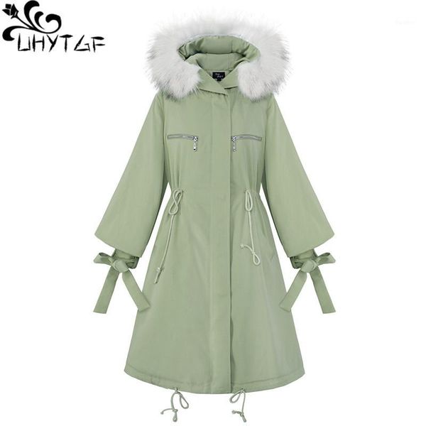 uhytgf new plus size korean lace up down cotton coats women's winter coat female hooded warm jacket women long cotton parka x7431, Black
uhytgf new plus size korean lace up down cotton coats women's winter coat female hooded warm jacket women long cotton parka x7431, Black