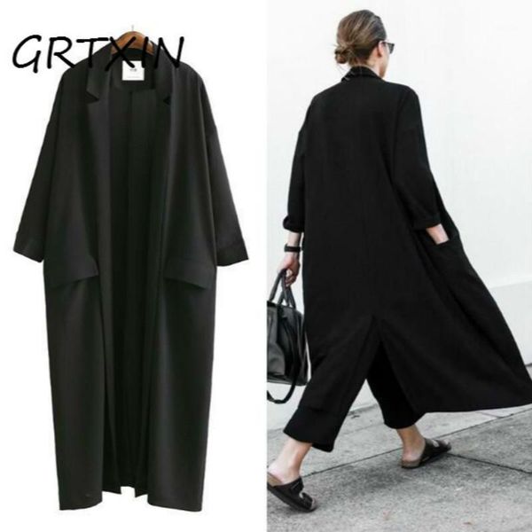 loose women's windbreaker spring casual turn-down collar pockets black thin coat jacket female outwear1, Tan;black
loose women's windbreaker spring casual turn-down collar pockets black thin coat jacket female outwear1, Tan;black