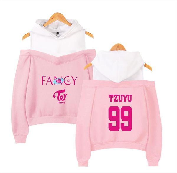 twice fancy pink hoodies women summer harajuku off shoulder hoodies fashion sweatshirt korean style women kawaii clothing kpop, Black
twice fancy pink hoodies women summer harajuku off shoulder hoodies fashion sweatshirt korean style women kawaii clothing kpop, Black