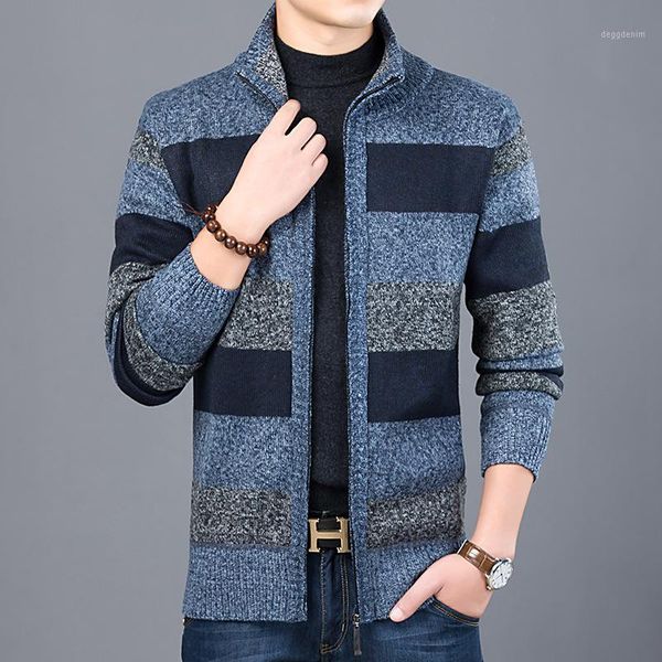 men's sweaters sweater stripe men stand collar thick cardigan keep warm autumn winter casual fashion classic style business brank1, White;black
men's sweaters sweater stripe men stand collar thick cardigan keep warm autumn winter casual fashion classic style business brank1, White;black