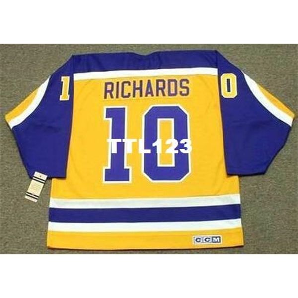 740 #10 mike richards los angeles kings 1980's ccm vintage home hockey jersey or custom any name or number retro jersey, Black
740 #10 mike richards los angeles kings 1980's ccm vintage home hockey jersey or custom any name or number retro jersey, Black