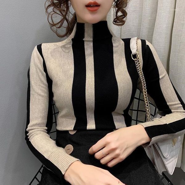 half-turtleneck sweater slim undershirt 2020 autumn and winter atmosphere loose student matching color long-sleeved sweater1, White;black
half-turtleneck sweater slim undershirt 2020 autumn and winter atmosphere loose student matching color long-sleeved sweater1, White;black