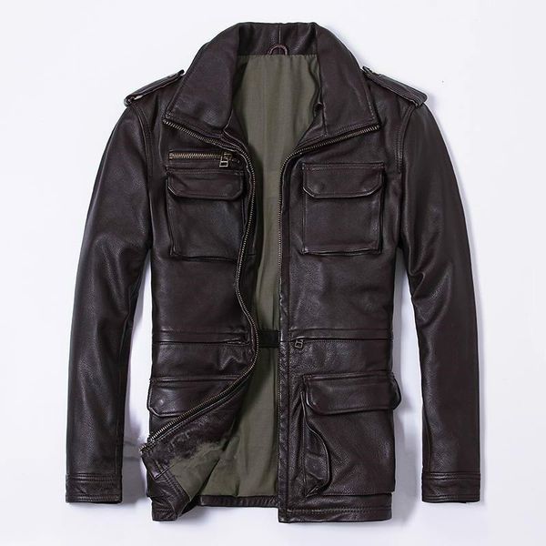 men's leather & faux 2021 brow men long m65 jacket plus size xxxxxl genuine thick cowhide winter russian safari coat 1, Black
men's leather & faux 2021 brow men long m65 jacket plus size xxxxxl genuine thick cowhide winter russian safari coat 1, Black