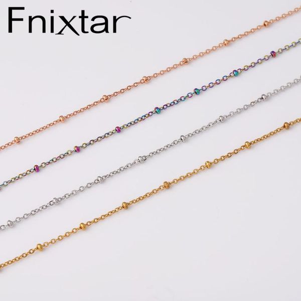 chains fnixtar stainless steel clamp bead chain necklace lobster clasp satellite 2mm thickness 3mm ball beads 20pcs/lot, Silver
chains fnixtar stainless steel clamp bead chain necklace lobster clasp satellite 2mm thickness 3mm ball beads 20pcs/lot, Silver