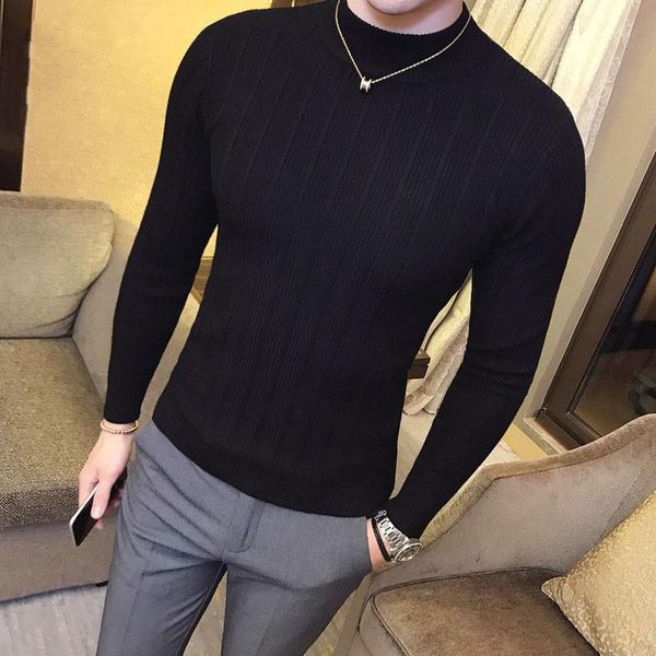 new sweater men brand autumn casual pullover men solid color comfortable mens christmas sweater round neck slim fit pull homme, White;black
new sweater men brand autumn casual pullover men solid color comfortable mens christmas sweater round neck slim fit pull homme, White;black