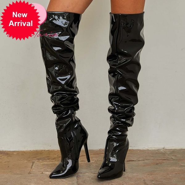 2021 the new new ladies thin heels thigh high finger zip toe plied on knee female boots woman shoes c9cs, Black
2021 the new new ladies thin heels thigh high finger zip toe plied on knee female boots woman shoes c9cs, Black