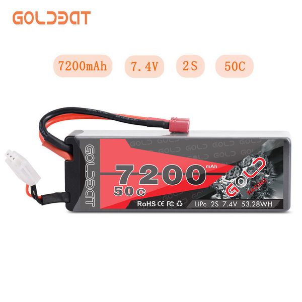 goldbat 7200mah battery 2s 50c lipo 7.4v with deans t plug for rc car vehicle truck tank losi traxxas slash truggy
goldbat 7200mah battery 2s 50c lipo 7.4v with deans t plug for rc car vehicle truck tank losi traxxas slash truggy
