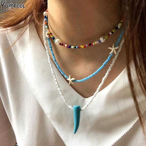 yumfeel new handmade jewelry seed beads imitation pearl necklace mutilayer trendy starfish women necklace jewelry gifts, Golden;silver
yumfeel new handmade jewelry seed beads imitation pearl necklace mutilayer trendy starfish women necklace jewelry gifts, Golden;silver