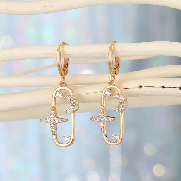 hoop & huggie 1 pair zircon star moon earrings for women gift jewelry fashion hollow unique rhinestone feather leaf geometric, Golden;silver
hoop & huggie 1 pair zircon star moon earrings for women gift jewelry fashion hollow unique rhinestone feather leaf geometric, Golden;silver