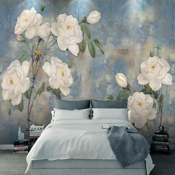 wallpapers custom wall mural paper nordic retro watercolor rose po for living room tv background home decor cloth
wallpapers custom wall mural paper nordic retro watercolor rose po for living room tv background home decor cloth