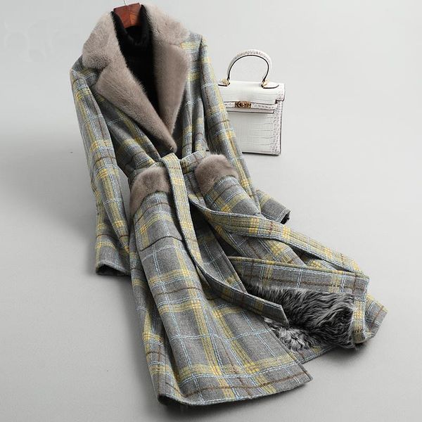 winter women 2021 new lining warm jacket fashion belt plaid long women's wool coats thicken coat ladies rpdb, Black
winter women 2021 new lining warm jacket fashion belt plaid long women's wool coats thicken coat ladies rpdb, Black